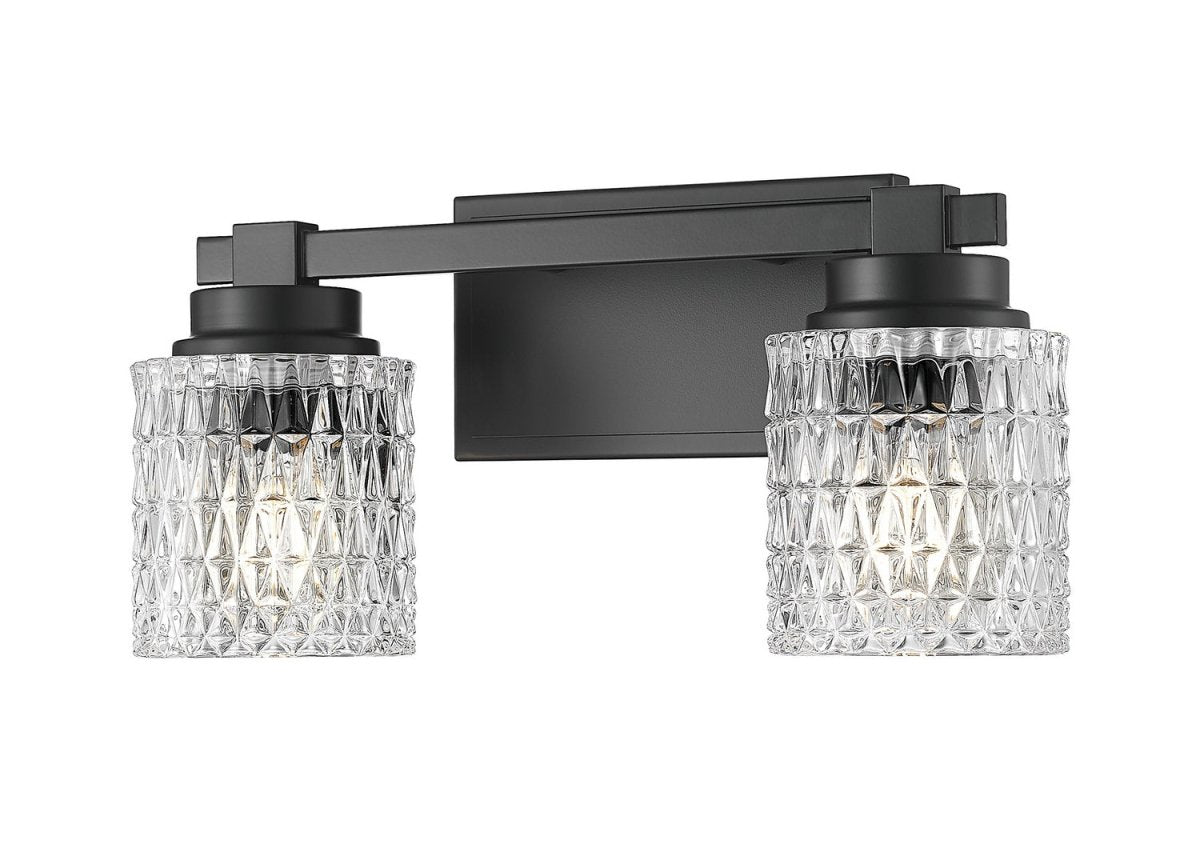 Luminaire de vanité Jacqueline - Noir mat 15 3/4" by Z-Lite | Luminaires & cie