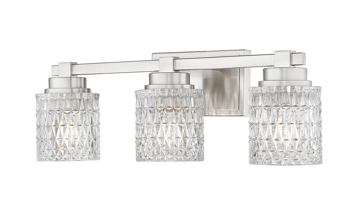 Luminaire de vanité Jacqueline - Nickel brossé 22 3/4" by Z-Lite | Luminaires & cie