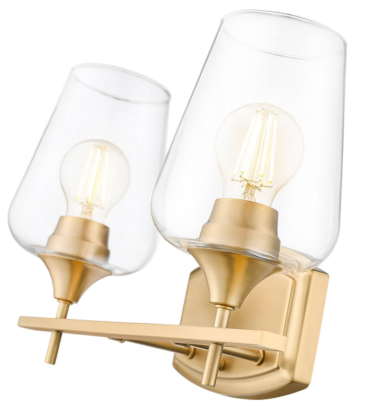 Luminaire de vanité Joliet Laiton bruni, 15" – vue 4
