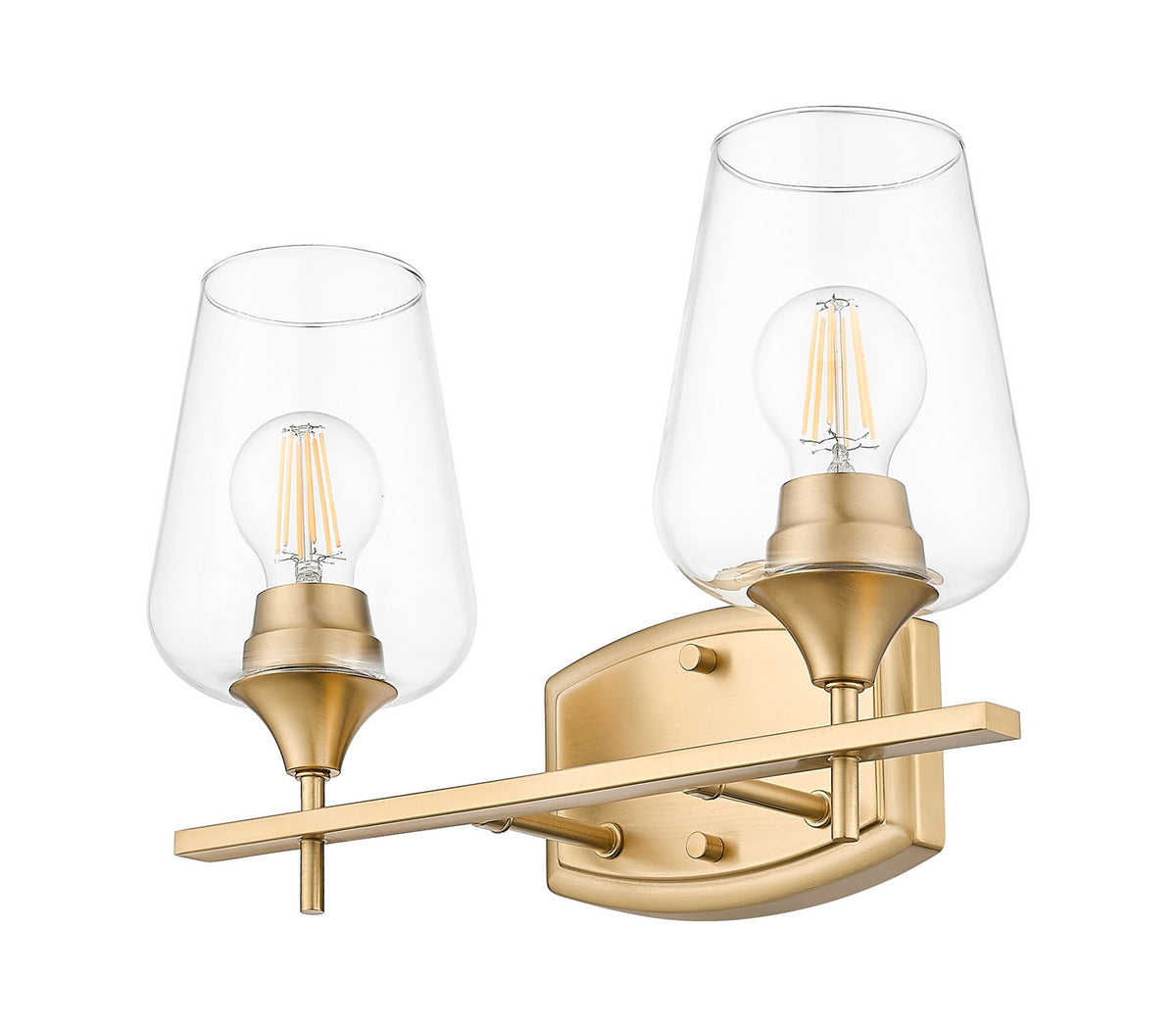 Luminaire de vanité Joliet Laiton bruni, 15" – vue 6