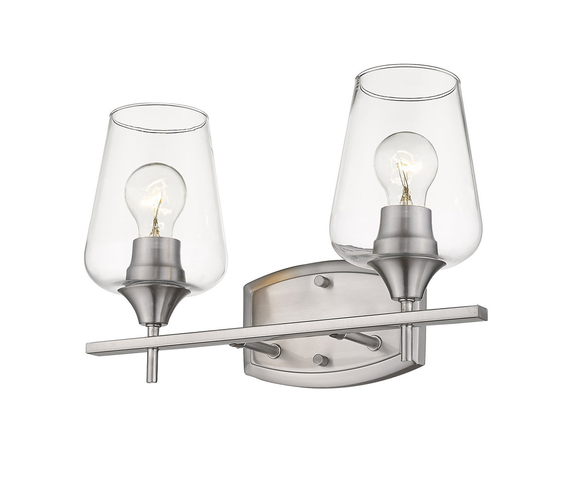 Luminaire de vanité Joliet Nickel brossé, 15" – vue 2