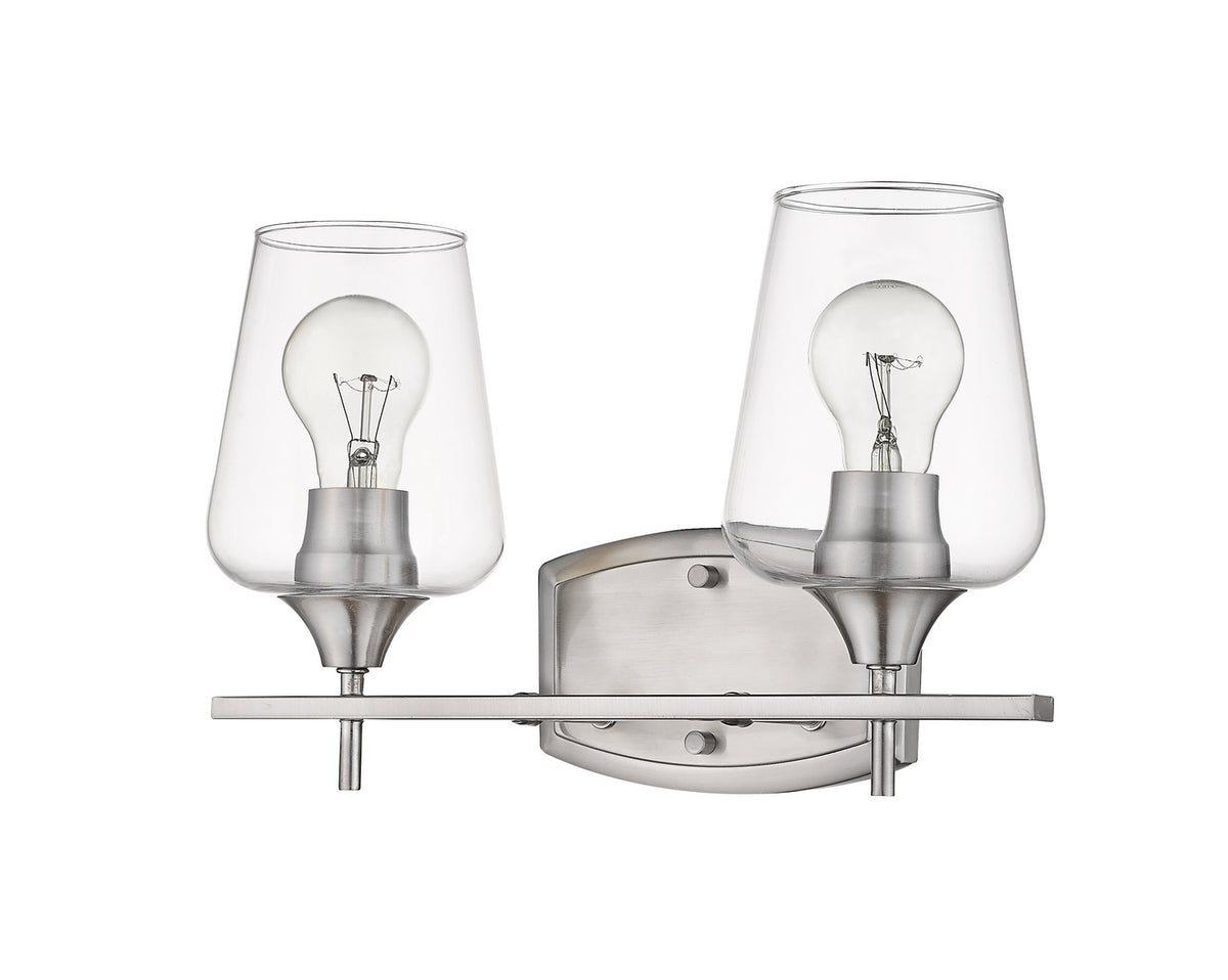 Luminaire de vanité Joliet Nickel brossé, 15" – vue 3