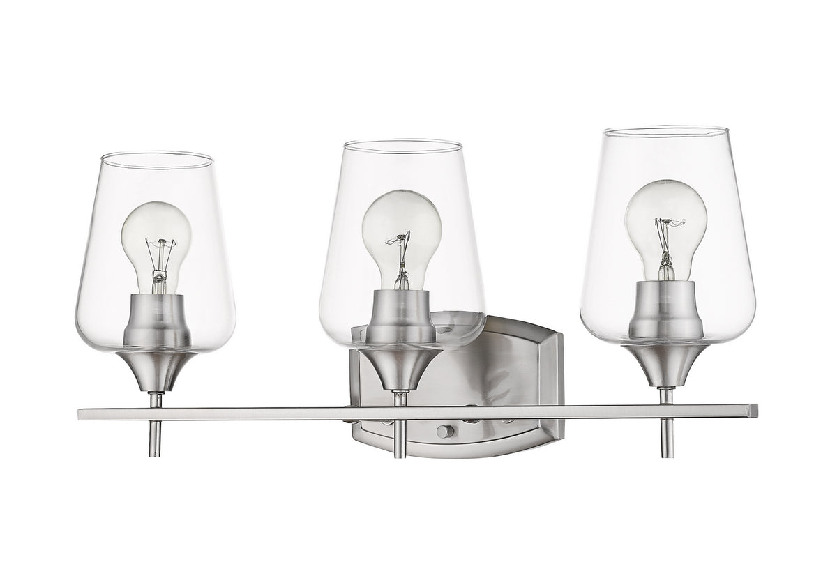 Luminaire de vanité Joliet Nickel brossé, 21 1/2" – vue 3