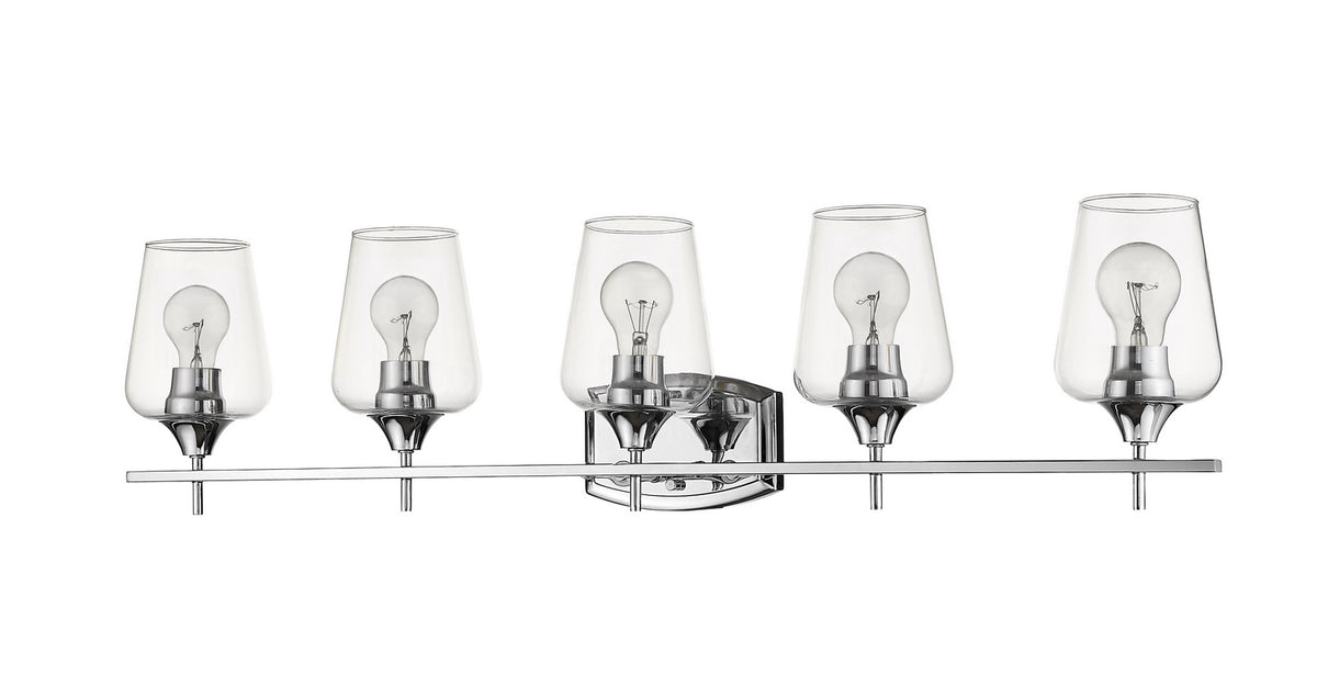 Luminaire de vanité Joliet Chrome, 38" – vue 3