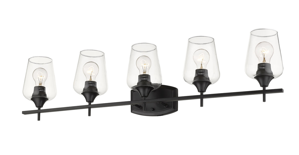 Luminaire de vanité Joliet Noir mat, 38" – vue 2