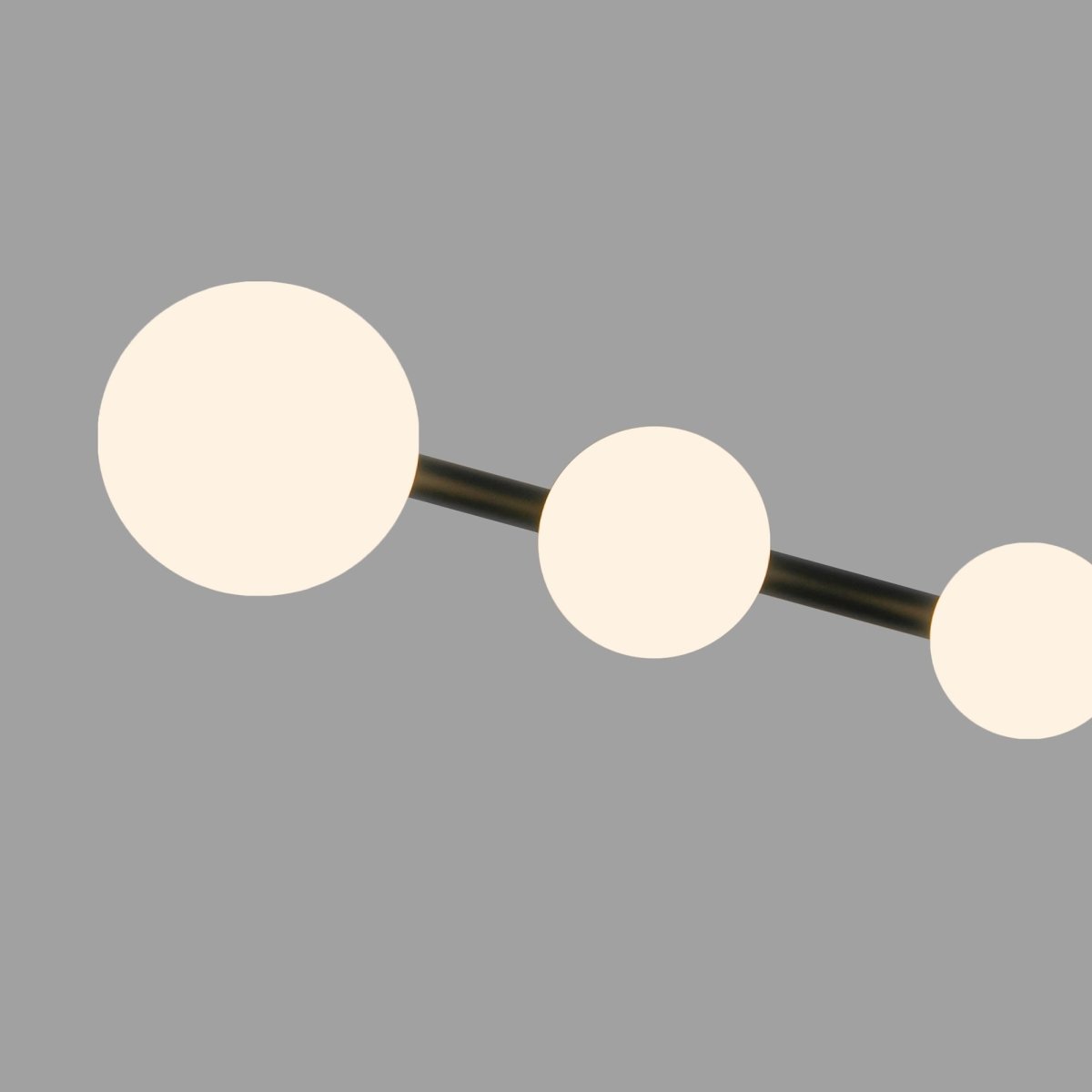 Luminaire de vanité Juniper - Verre noir / opale by Kuzco Lighting | Luminaires & cie