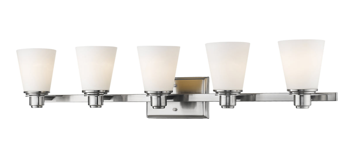 Luminaire de vanité Kayla Nickel brossé, 38 5/8" – Z-Lite