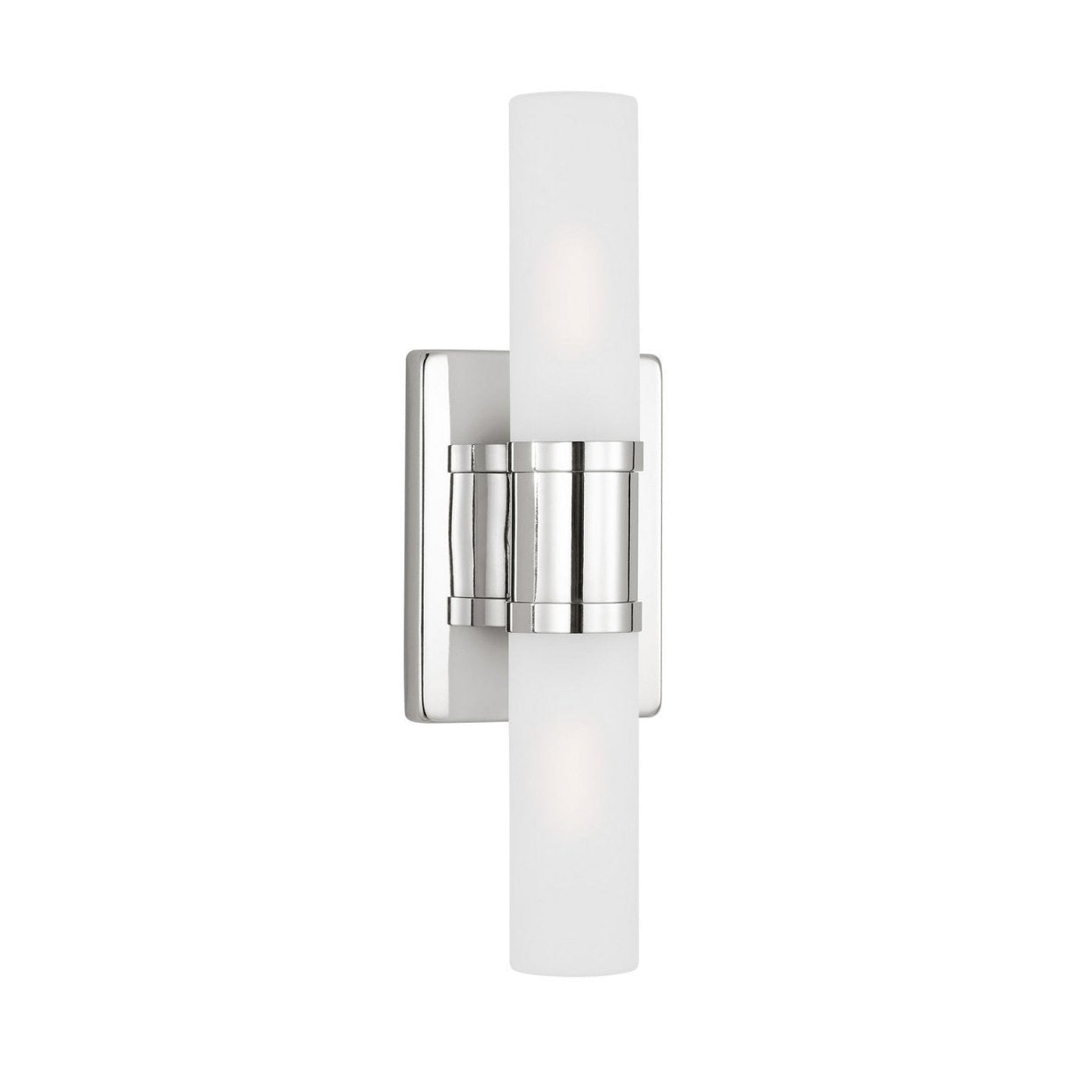 Luminaire de vanité Keaton - Nickel brossé Transparent strié 30" by Visual Comfort Studio | Luminaires & cie