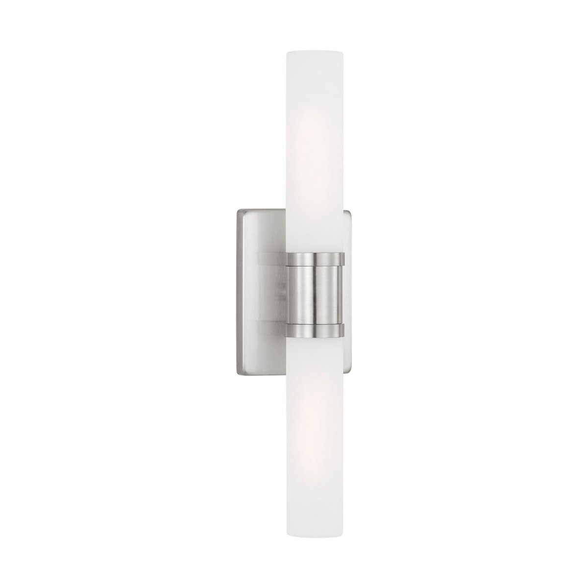 Luminaire de vanité Keaton - Nickel brossé Transparent strié 30" by Visual Comfort Studio | Luminaires & cie