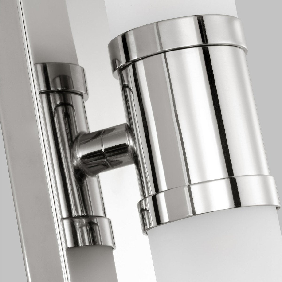 Luminaire de vanité Keaton - Nickel brossé Transparent strié 30" by Visual Comfort Studio | Luminaires & cie