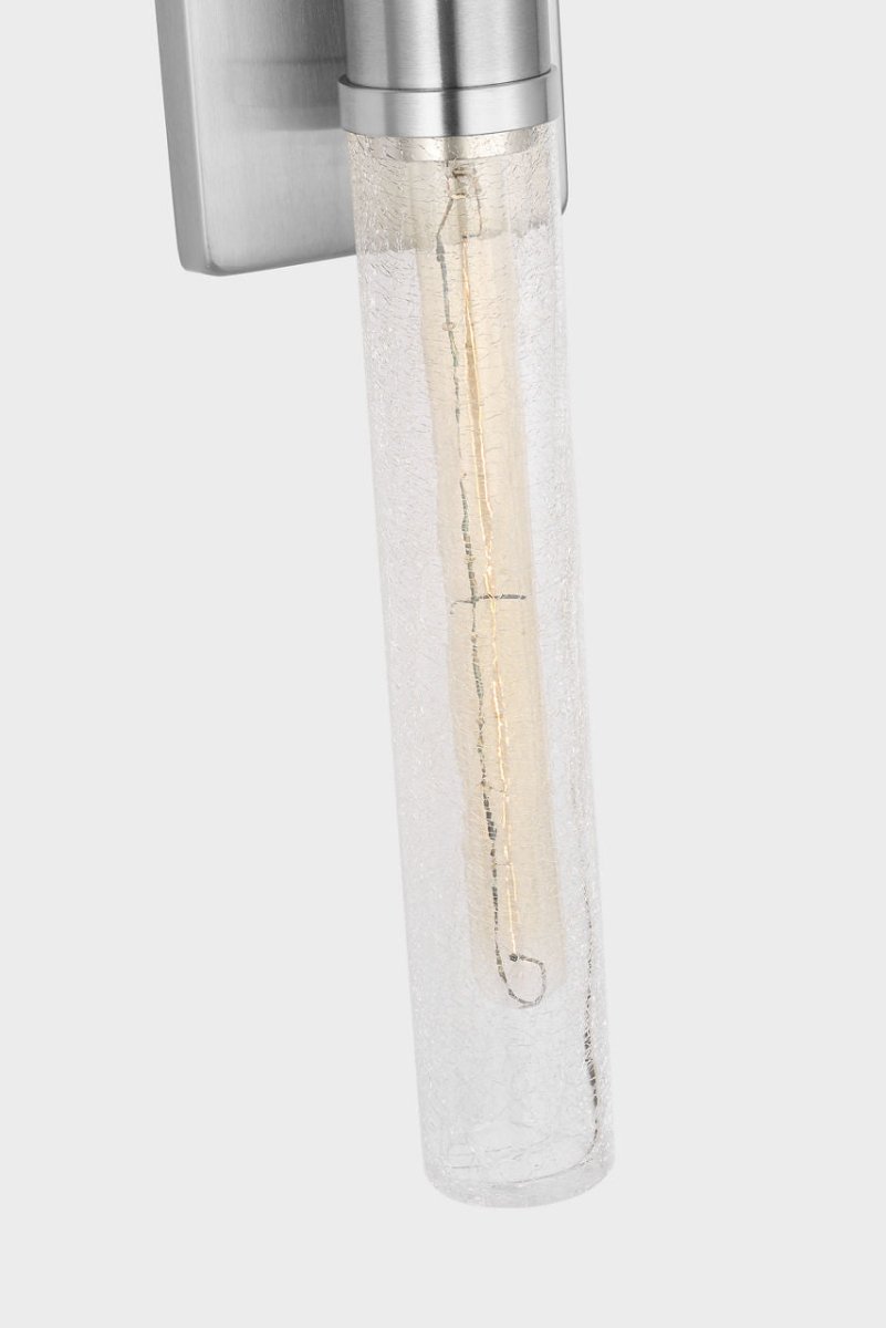 Luminaire de vanité Keaton - Nickel brossé Transparent strié 30" by Visual Comfort Studio | Luminaires & cie