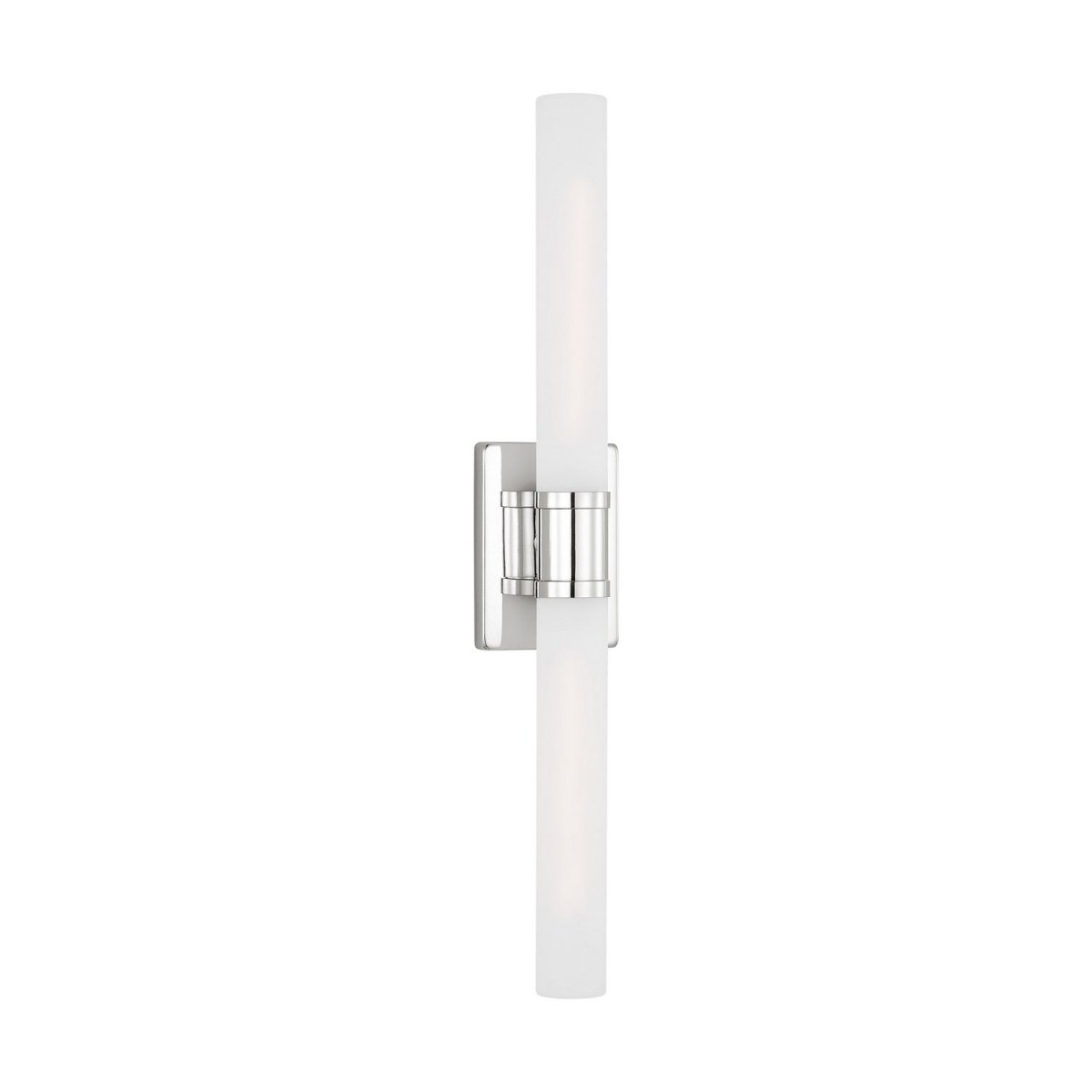 Luminaire de vanité Keaton - Nickel brossé Transparent strié 30" by Visual Comfort Studio | Luminaires & cie