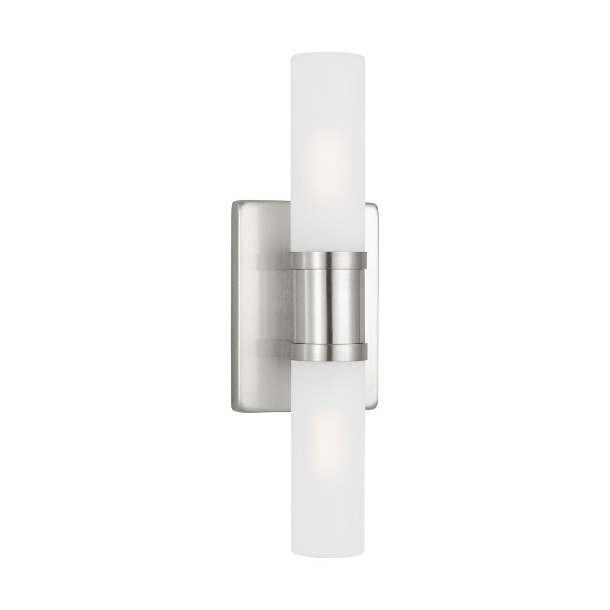 Luminaire de vanité Keaton - Nickel brossé Transparent strié 30" by Visual Comfort Studio | Luminaires & cie