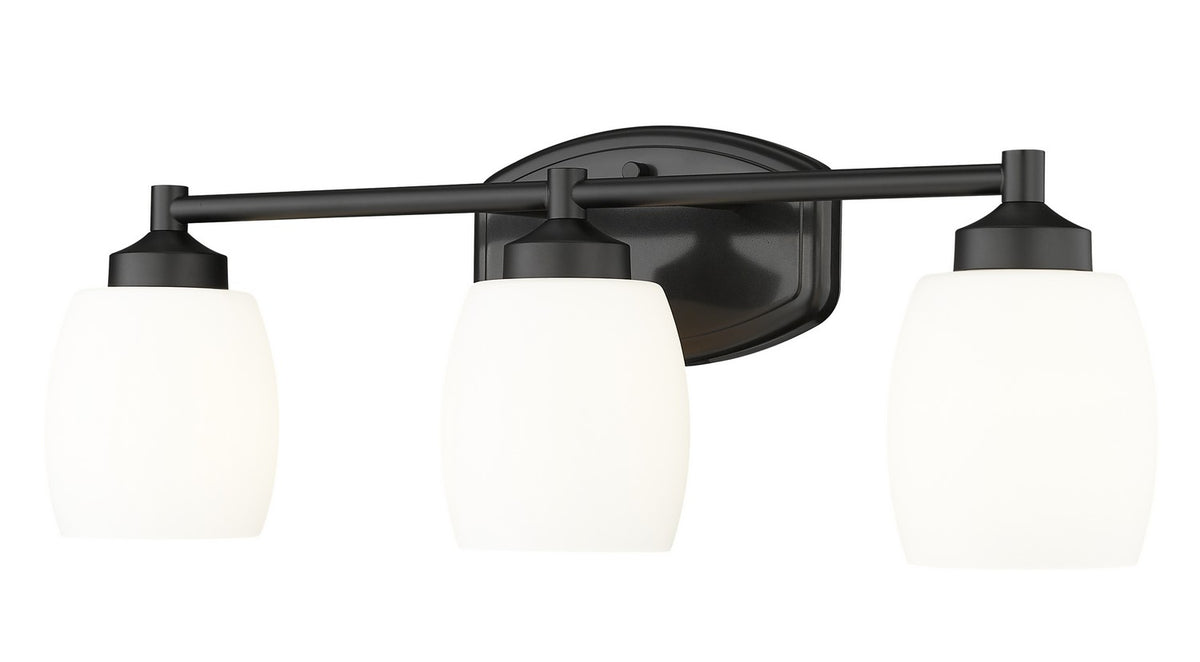 Luminaire de vanité Kendrick Noir mat, 23" – Z-Lite