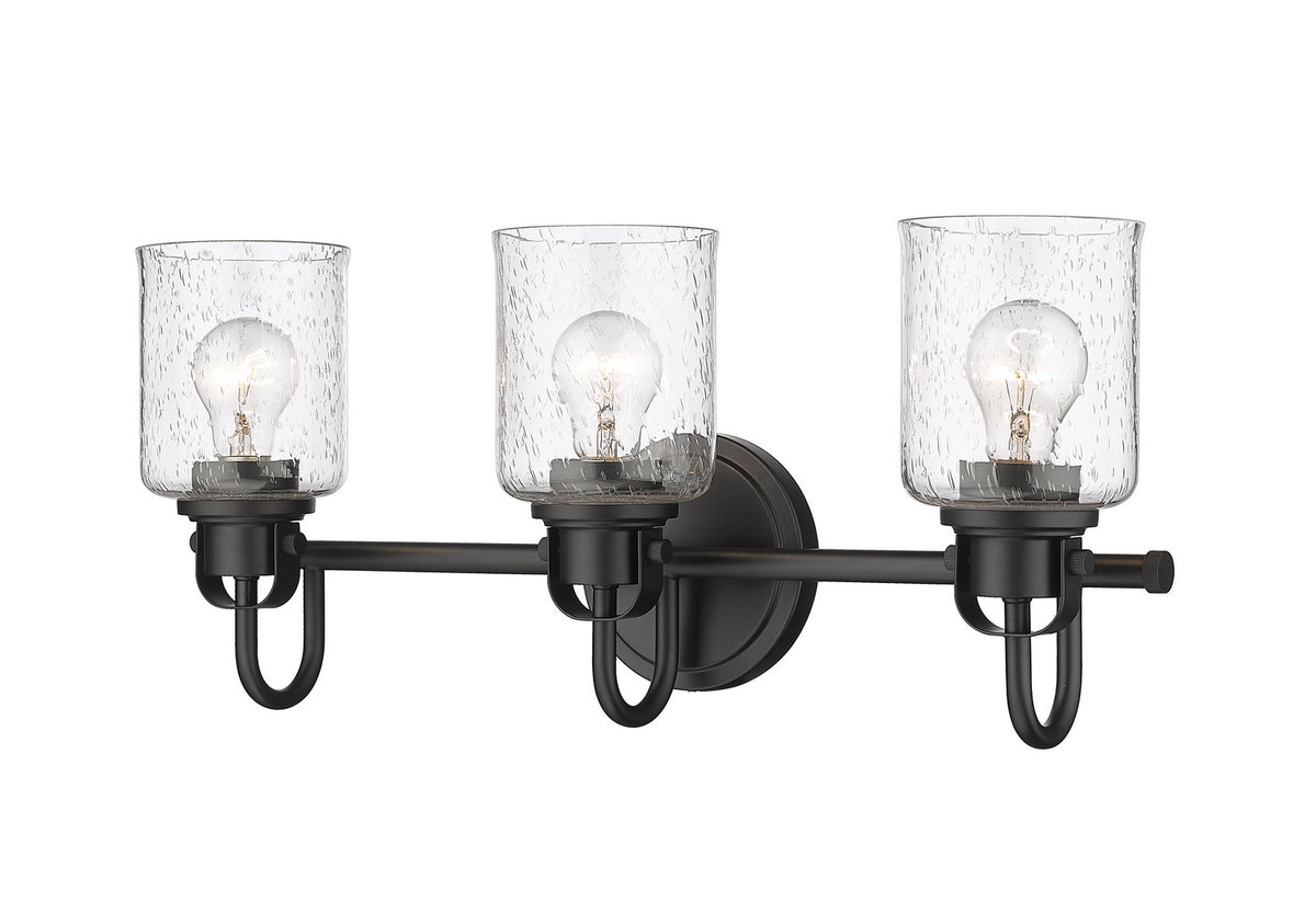 Luminaire de vanité Kinsley Noir mat, 22" – Z-Lite