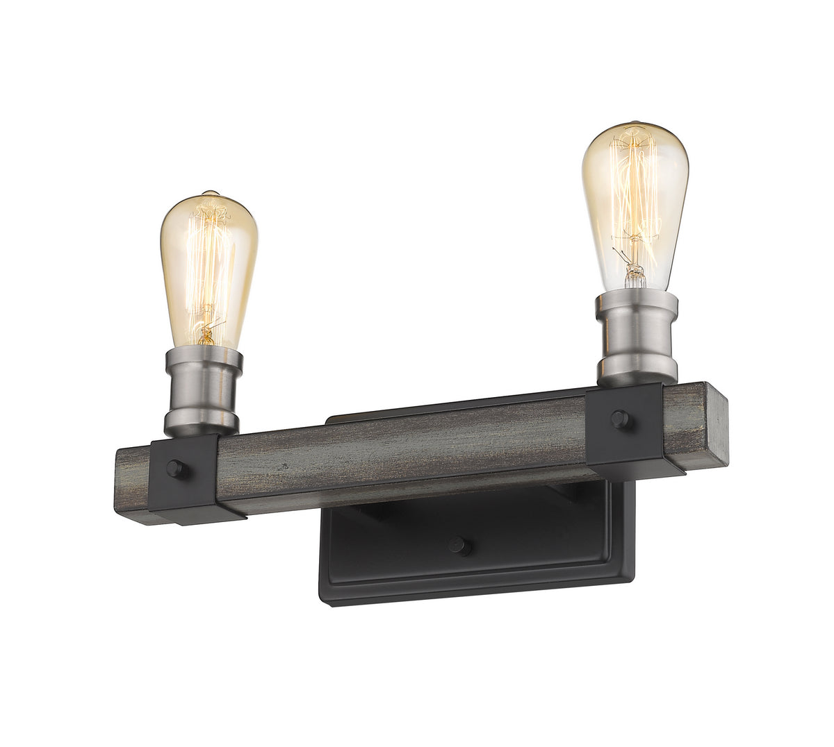 Luminaire de vanité Kirkland Bardeau gris cendré, 14" – vue 2