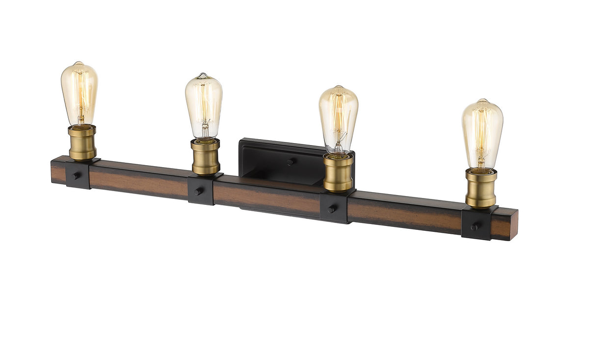 Luminaire de vanité Kirkland Acajou rustique, 30" – vue 3