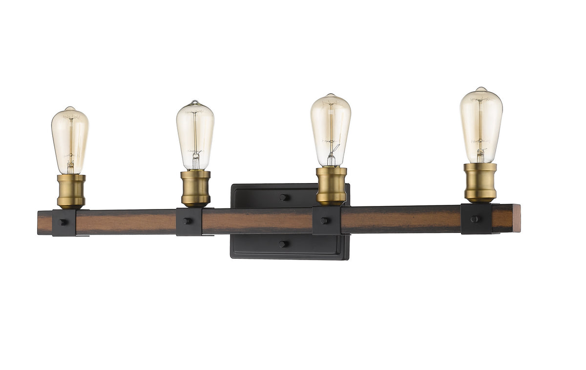 Luminaire de vanité Kirkland Acajou rustique, 30" – vue 5