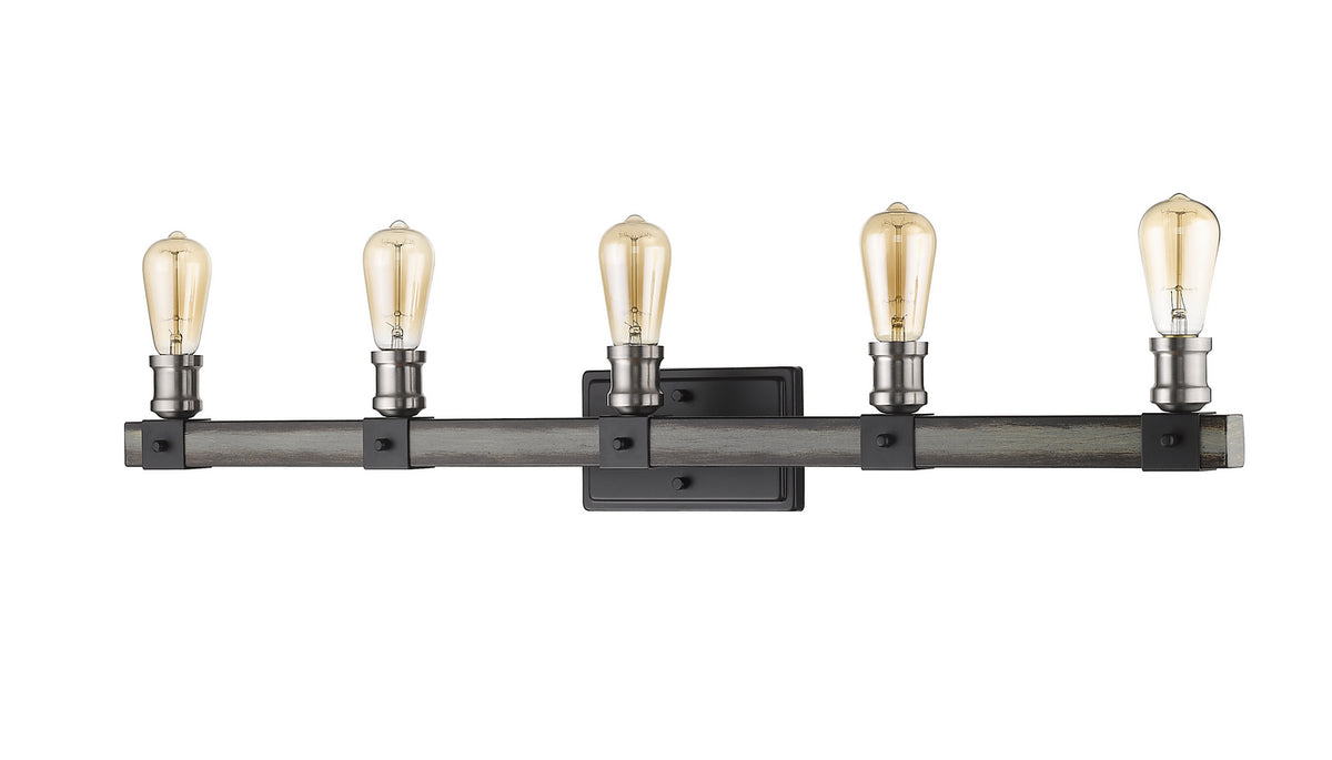 Luminaire de vanité Kirkland Bardeau gris cendré, 38" – vue 5
