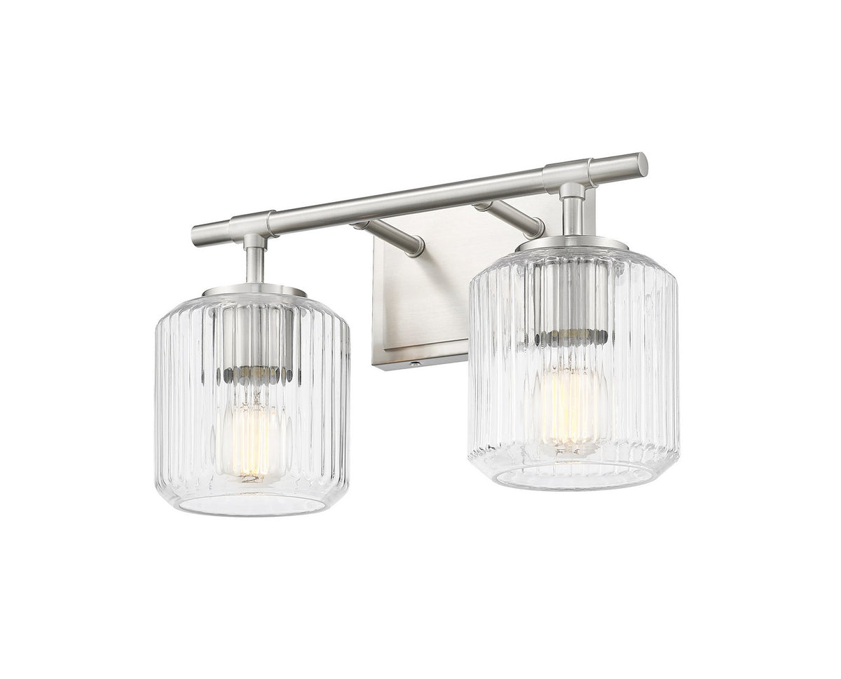 Luminaire de vanité Landon Nickel brossé, 14" – vue 2
