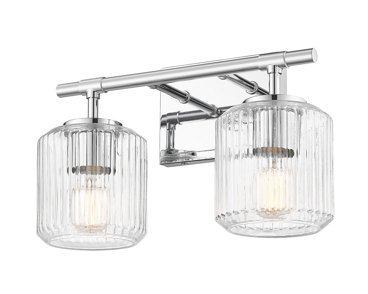 Luminaire de vanité Landon Chrome, 14" – vue 2