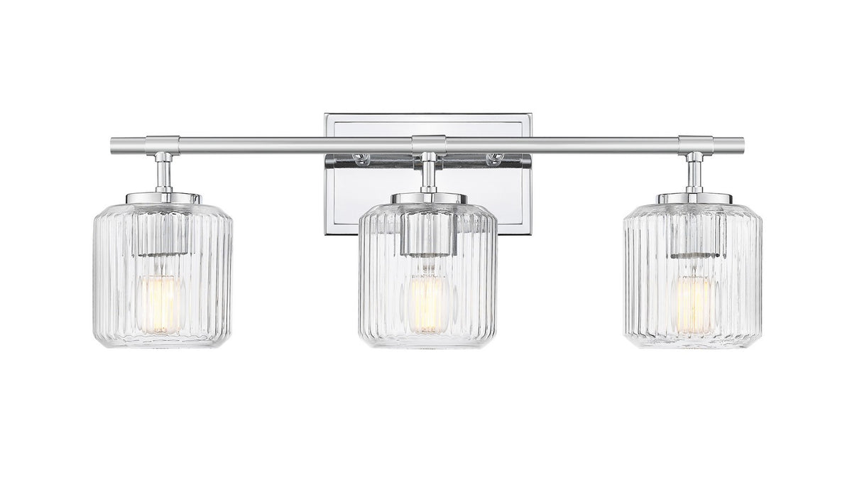 Luminaire de vanité Landon Chrome, 24" – vue 3