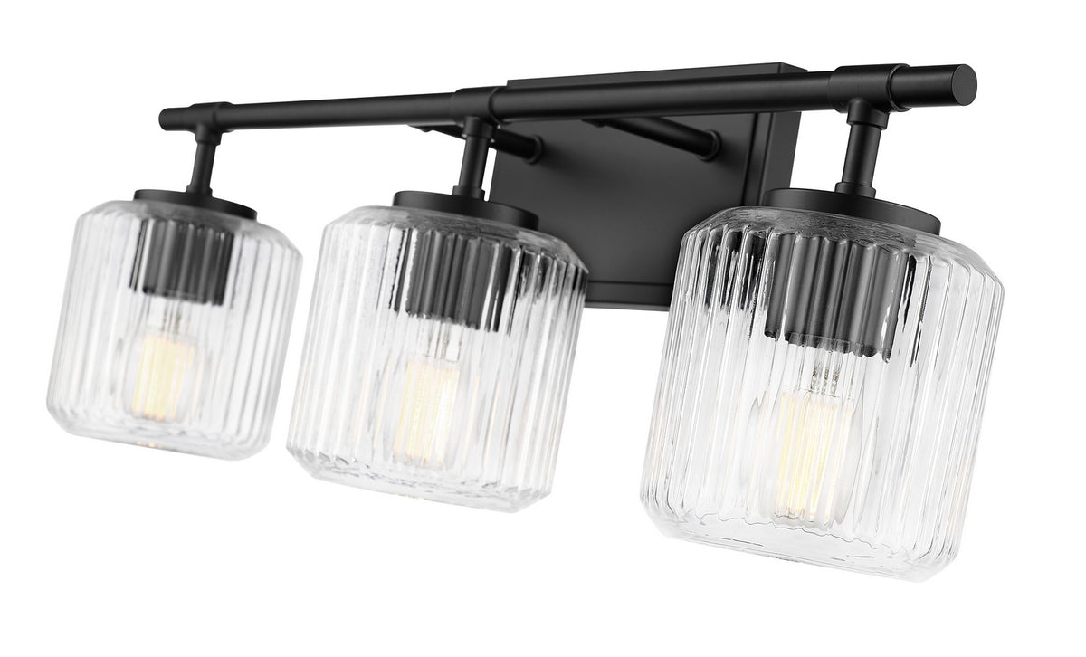 Luminaire de vanité Landon Noir mat, 24" – vue 5