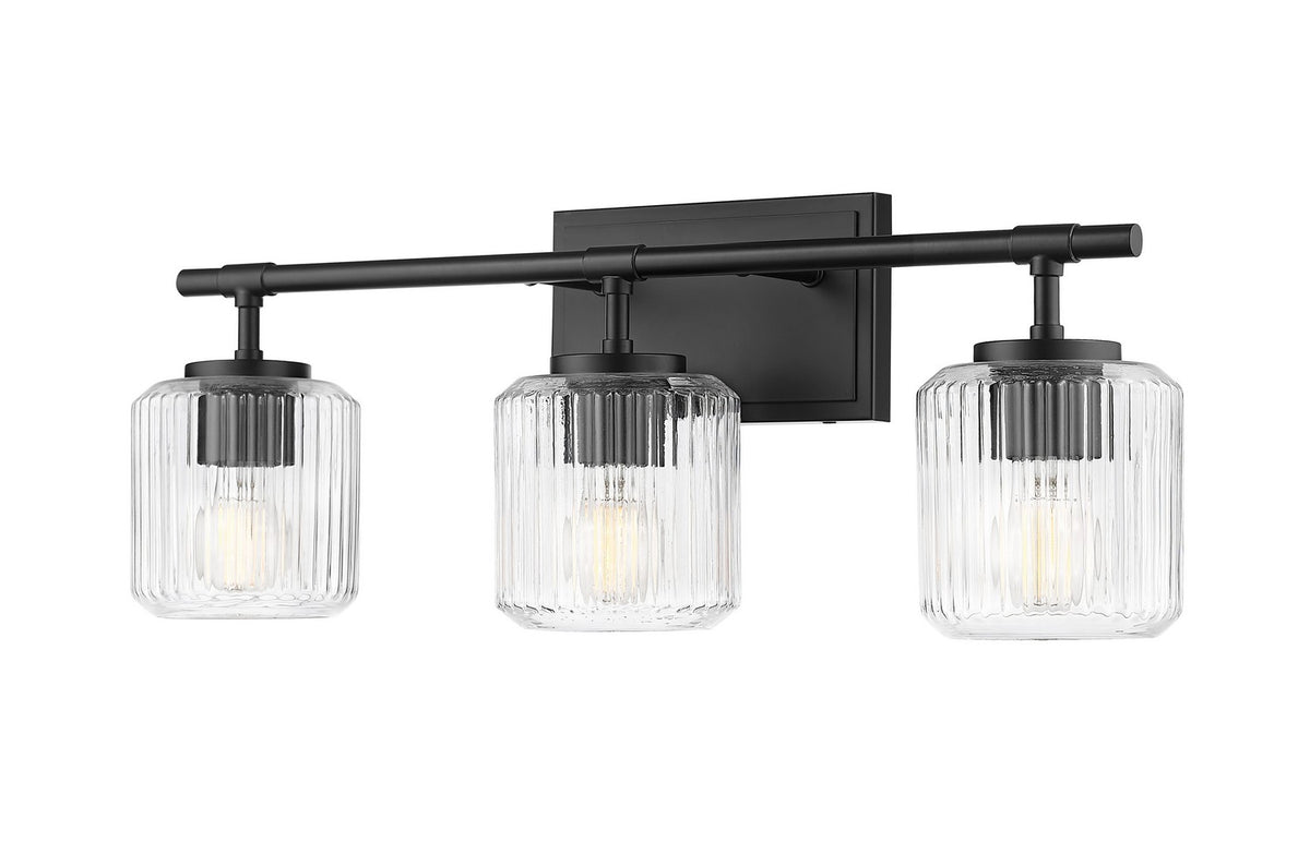 Luminaire de vanité Landon Noir mat, 24" – Z-Lite
