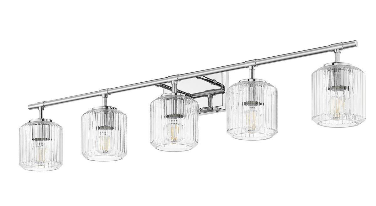 Luminaire de vanité Landon Chrome, 42" – vue 4
