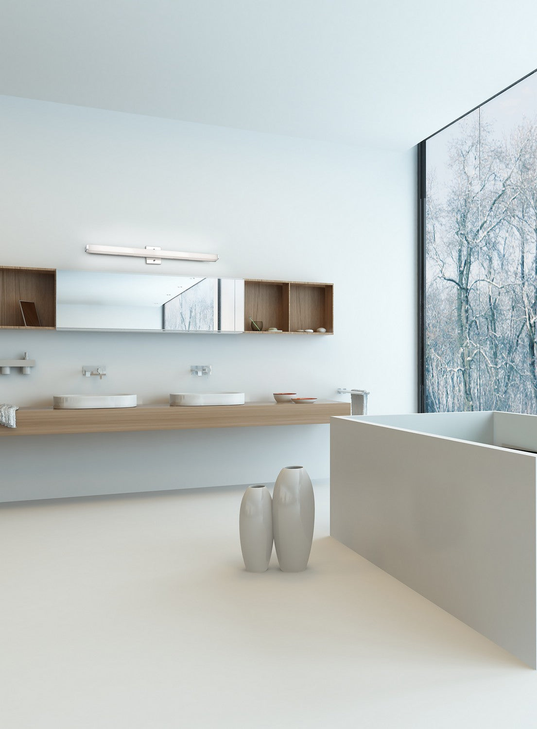 Barre d'éclairage de salle de bain Latitude-Slim 36 3/4" – vue 2