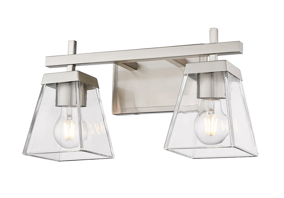 Luminaire de vanité Lauren Nickel brossé, 16" – vue 2