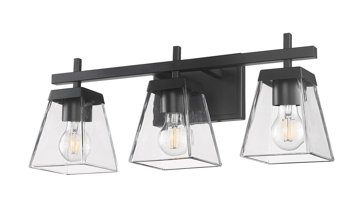 Luminaire de vanité Lauren Noir mat, 22" – vue 4