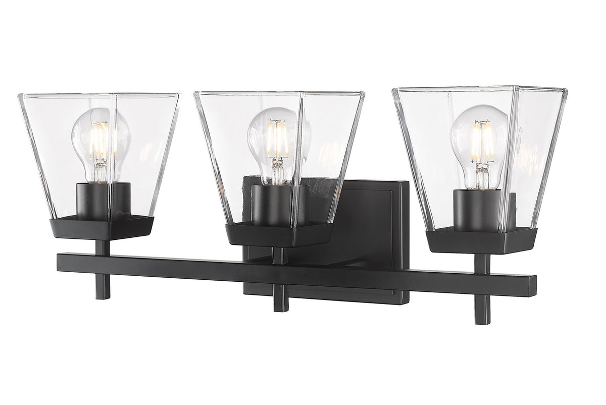 Luminaire de vanité Lauren Noir mat, 22" – Z-Lite