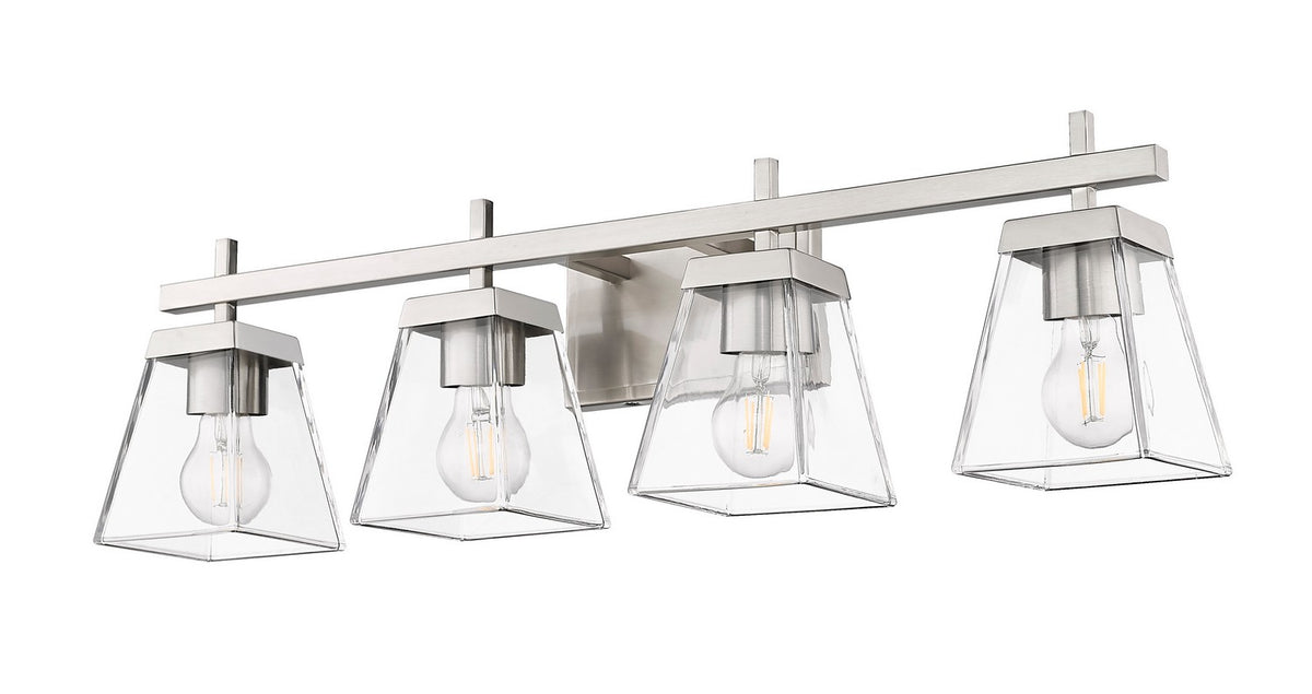 Luminaire de vanité Lauren Nickel brossé, 30 1/2" – vue 4