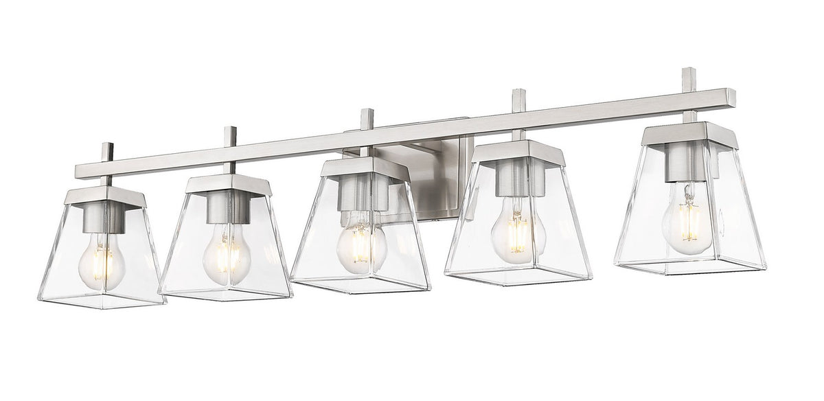 Luminaire de vanité Lauren Nickel brossé, 39" – vue 2
