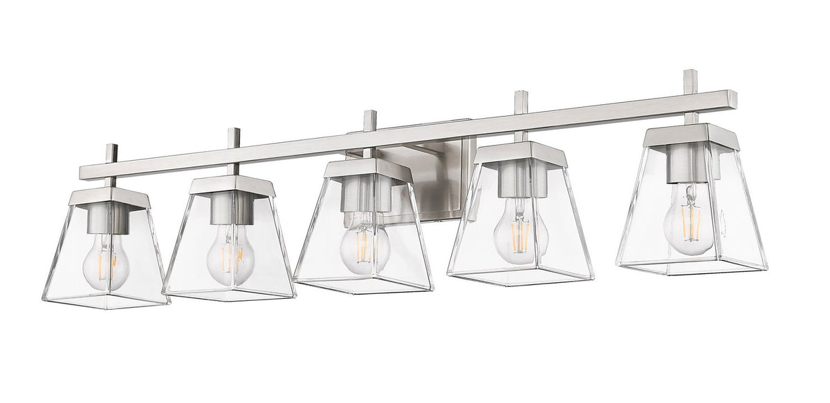 Luminaire de vanité Lauren Nickel brossé, 39" – vue 4