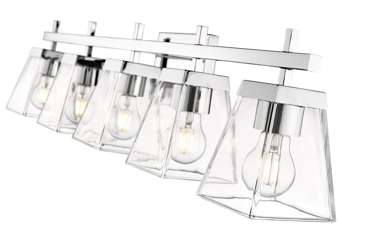 Luminaire de vanité Lauren Chrome, 39" – vue 5