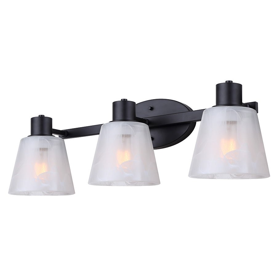 Luminaire de vanité Luelle - Noir 25" by Canarm | Luminaires & cie