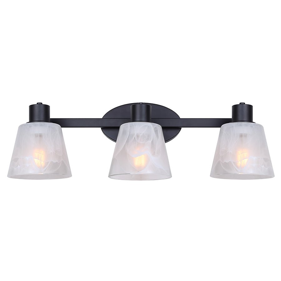 Luminaire de vanité Luelle - Nickel brossé 25" by Canarm | Luminaires & cie