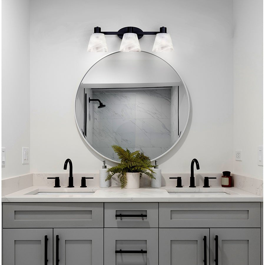 Luminaire de vanité Luelle - Nickel brossé 25" by Canarm | Luminaires & cie