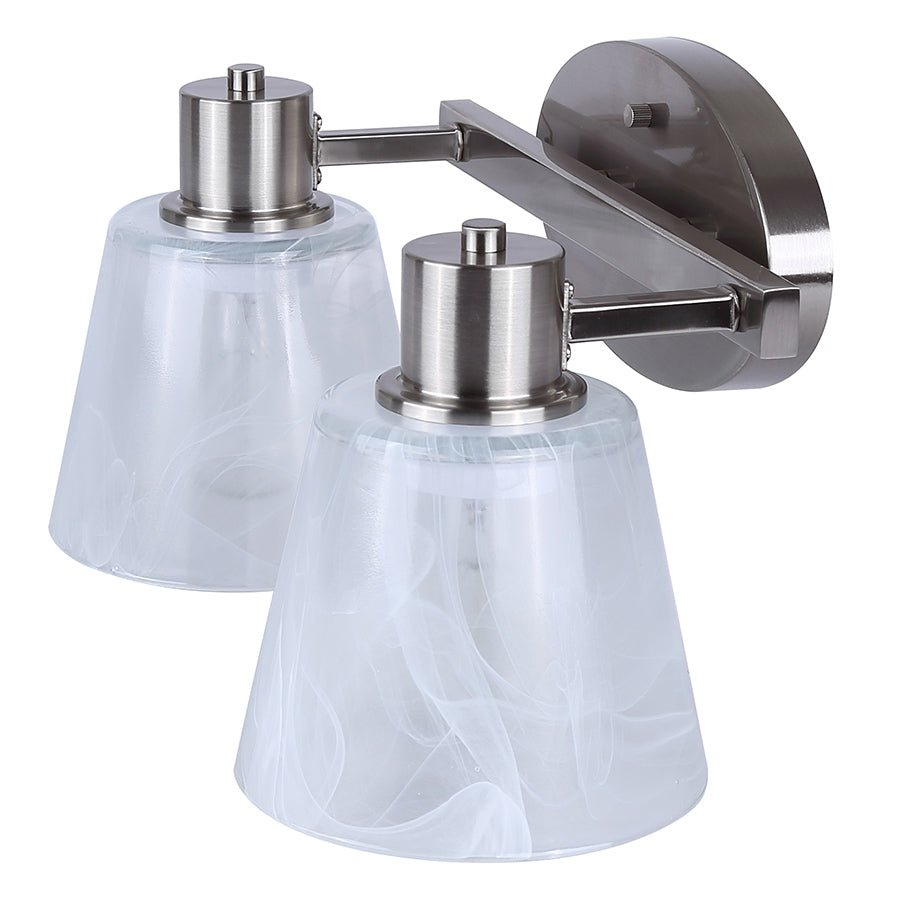 Luminaire de vanité Luelle - Nickel brossé 25" by Canarm | Luminaires & cie