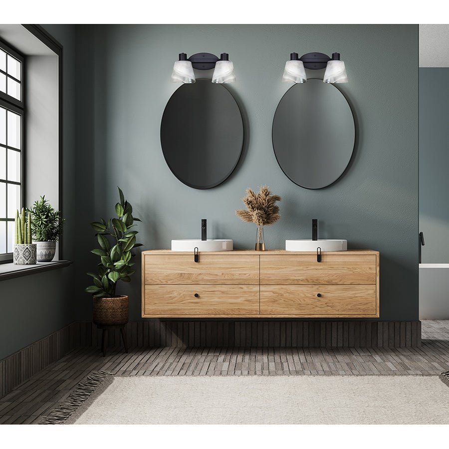 Luminaire de vanité Luelle - Nickel brossé 25" by Canarm | Luminaires & cie