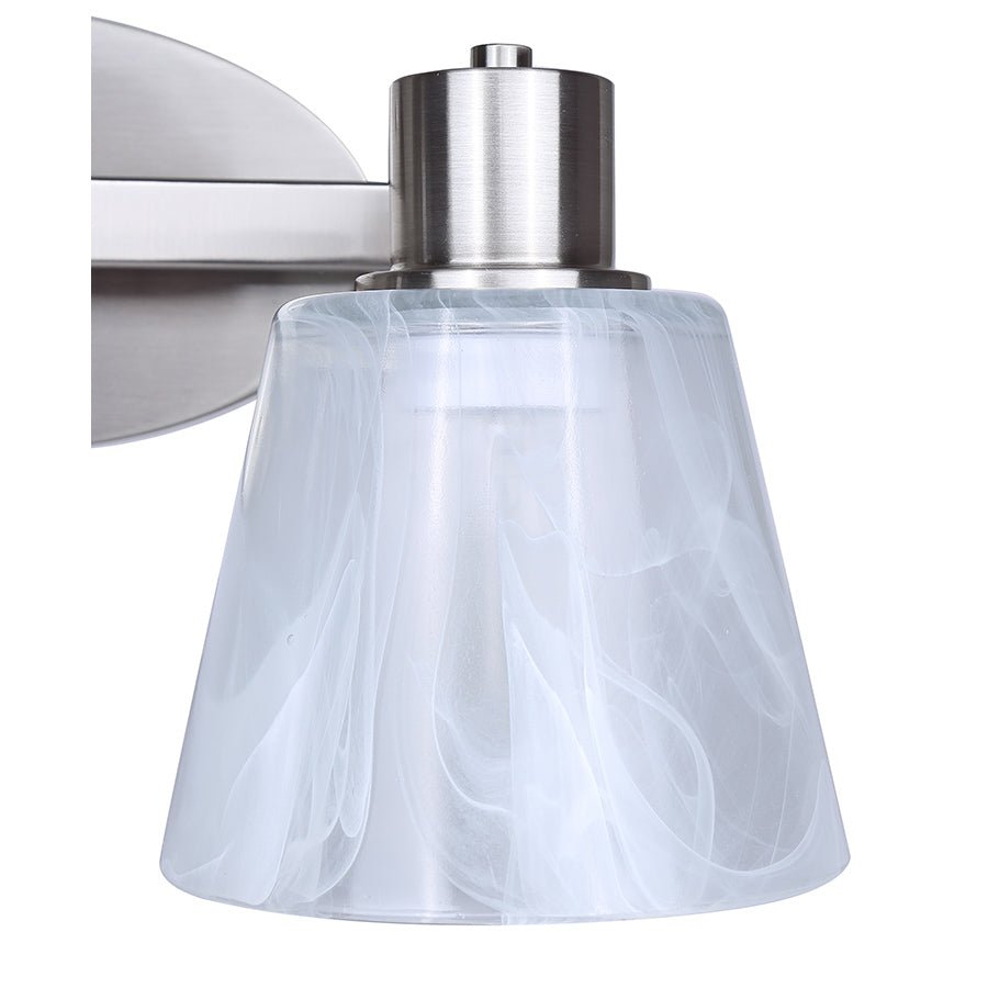 Luminaire de vanité Luelle - Nickel brossé 25" by Canarm | Luminaires & cie