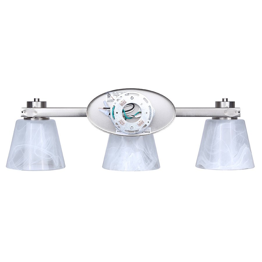 Luminaire de vanité Luelle - Nickel brossé 25" by Canarm | Luminaires & cie