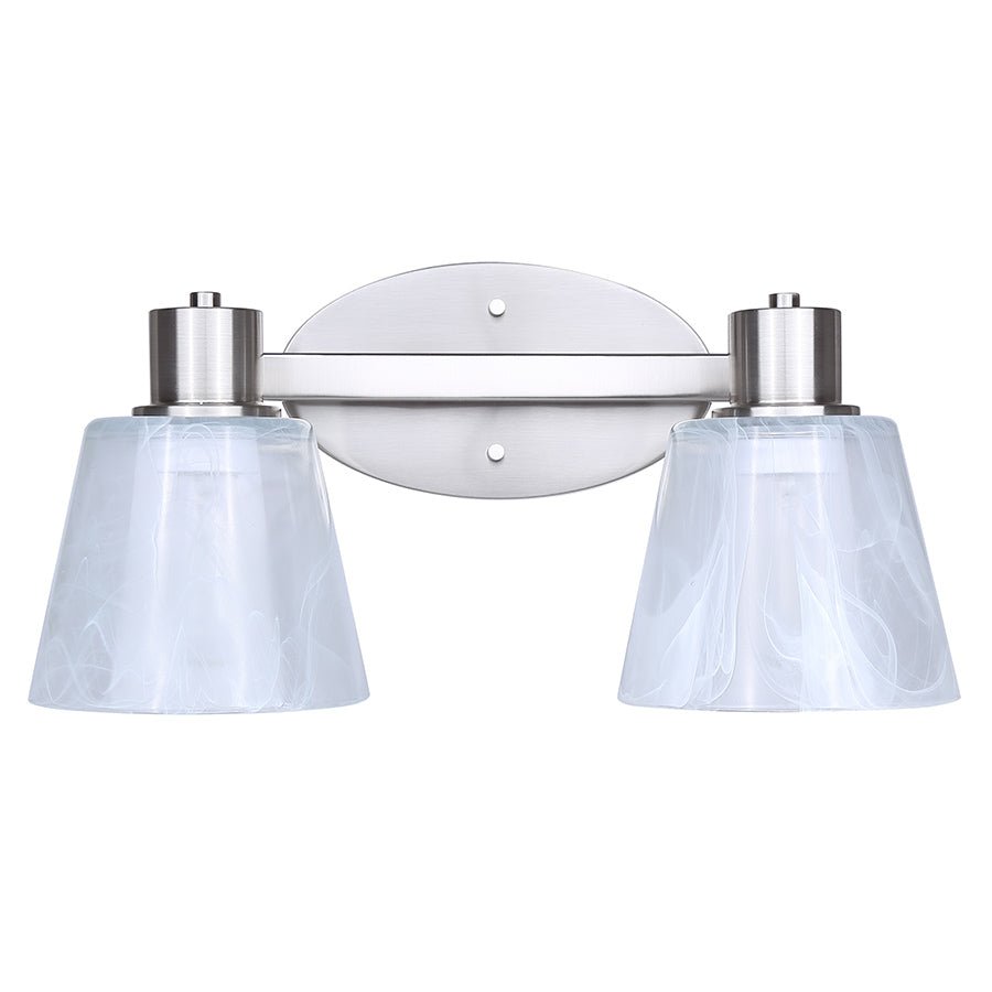 Luminaire de vanité Luelle - Nickel brossé 25" by Canarm | Luminaires & cie