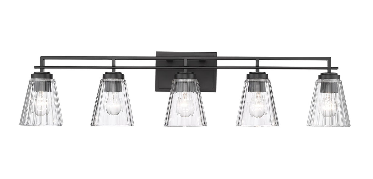 Luminaire de vanité Lyna Noir mat, 38 3/4" – Z-Lite