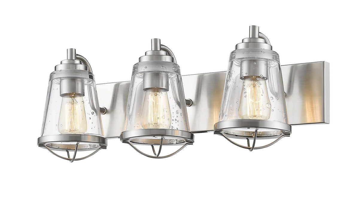 Luminaire de vanité Mariner Nickel brossé, 24" – Z-Lite