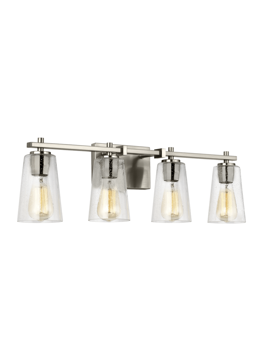 Luminaire de vanité Mercer - Nickel en satin 28 5/8" by Visual Comfort Studio | Luminaires & cie