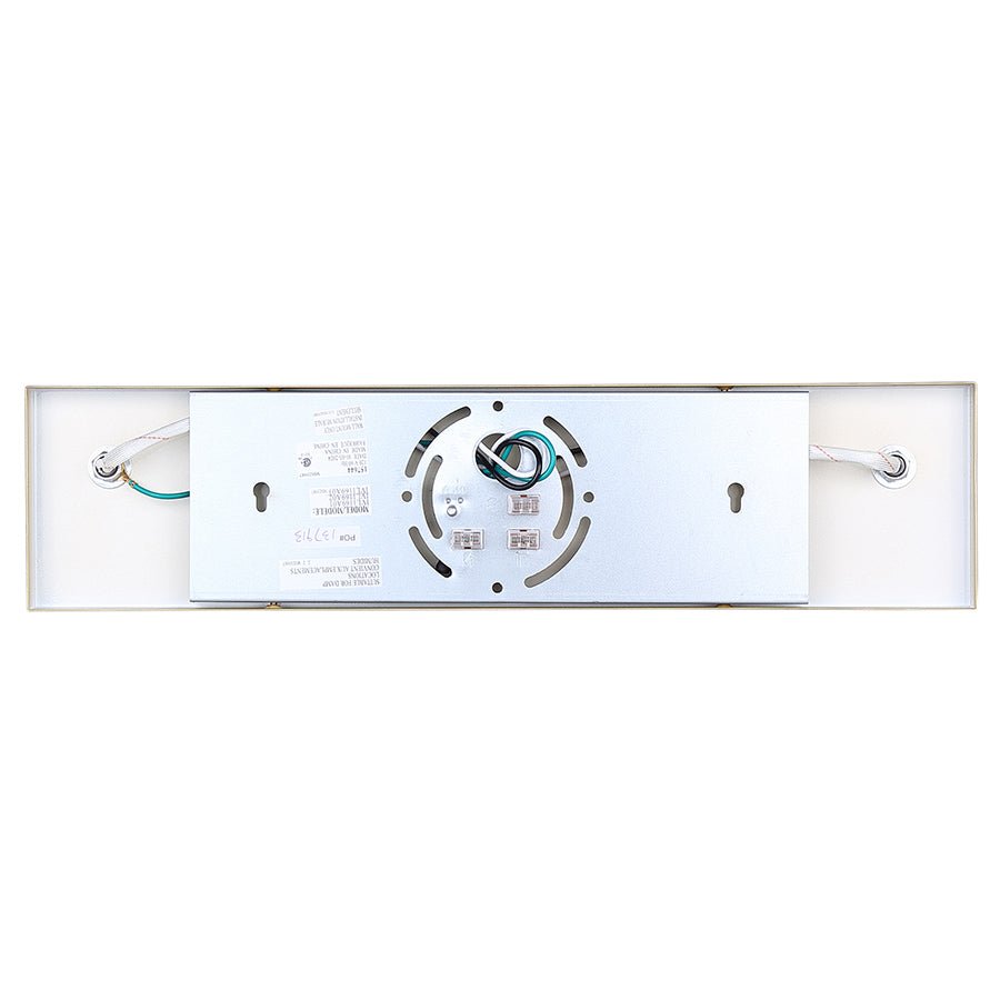 Luminaire de vanité Monroe - 8" Laiton brûlé et blanc Blanc lait by Canarm | Luminaires & cie