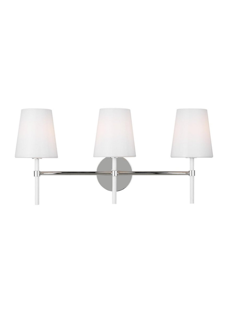 Luminaire de vanité Monroe - Nickel poli by Visual Comfort Studio | Luminaires & cie